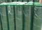 PVC는 동물성 감금소 50X150 크기를 위해 진한 녹색 패널을 검술하는 강철 메시를 입혔습니다 협력 업체